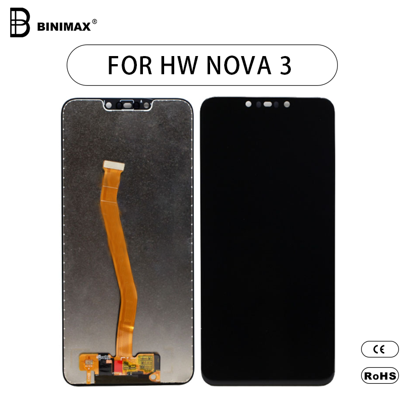 Teléfono móvil LCD pantalla binimax reemplaza el monitor HW Nova 3